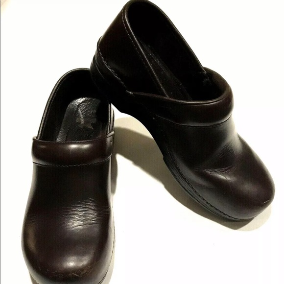 Dansko Shoes - DANSKO Brown Leather Clogs Shoes EU 41 US 10W